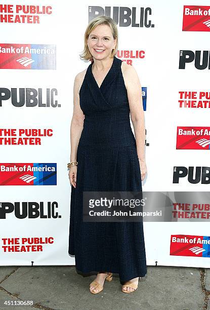 Terre Blair Hamlisch attends the Public Theater's 2014 Gala celebrating "One Thrilling Combination" on June 23, 2014 in New York, United States.