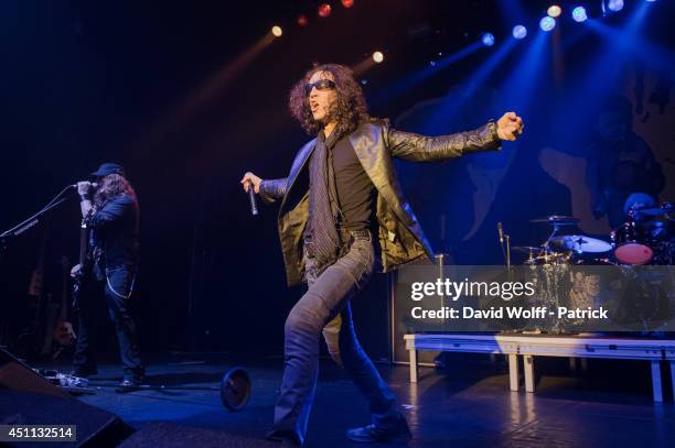 Gary Cherone from Extreme performs at Le Bataclan on June 23, 2014 in Paris, France.