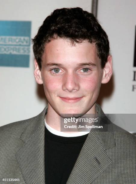 Anton Yelchin during 4th Annual Tribeca Film Festival - Fierce People Premiere - Outside Arrivals at Tribeca Performing Arts Center in New York City,...