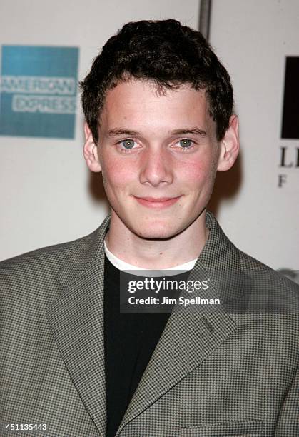 Anton Yelchin during 4th Annual Tribeca Film Festival - Fierce People Premiere - Outside Arrivals at Tribeca Performing Arts Center in New York City,...