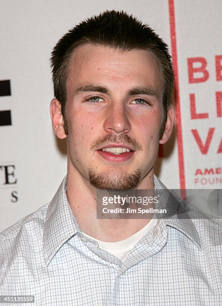 Chris Evans during 4th Annual Tribeca Film Festival - Fierce People Premiere - Outside Arrivals at Tribeca Performing Arts Center in New York City,...
