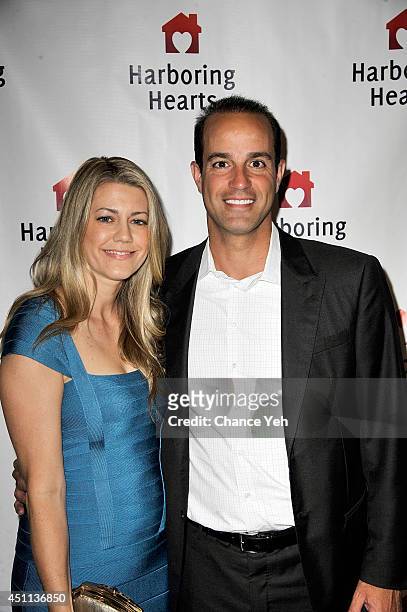 Aimee Melkonian and Ryan Melkonian attend Harboring Hearts' 2nd annual Summer Soiree at Rubin Museum of Art on June 23, 2014 in New York City.