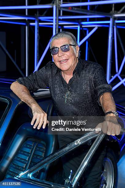 Roberto Cavalli attends the Roberto Cavalli show during the Milan Menswear Fashion Week Spring Summer 2015 on June 24, 2014 in Milan, Italy.