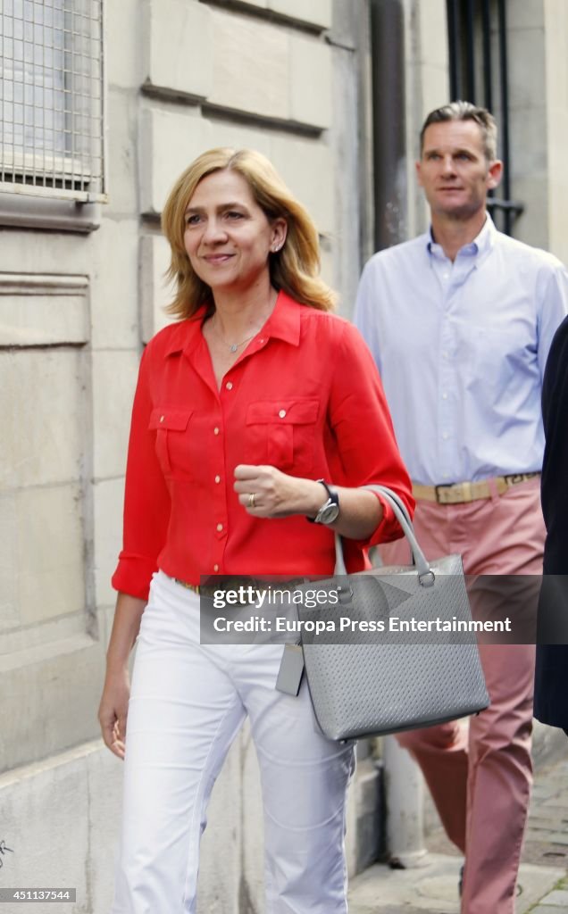 Spanish Royals Sighting In Geneva - June 23, 2014