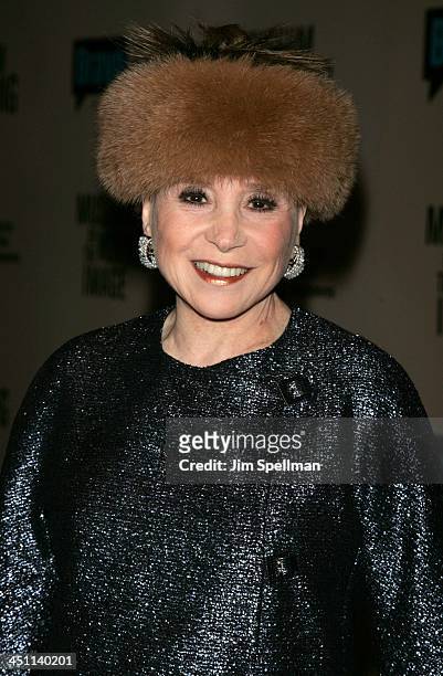 Cindy Adams during keep inactive as per kristen....Museum of the Moving Image Salute to Ron Howard - Arrivals at Waldorf-Astoria Hotel in New York...