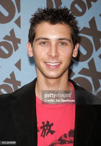 Justin Berfield during 2005/2006 FOX Primetime UpFront - Arrivals at Central Park - The Boat House in New York City, New York, United States.