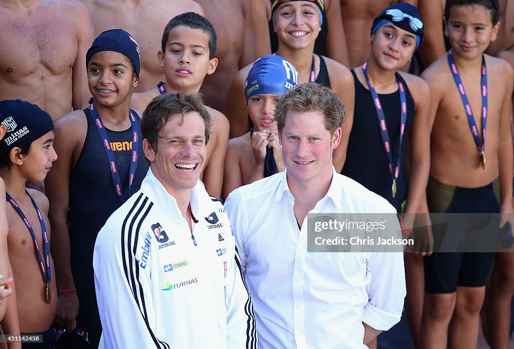 Prince Harry Visits Brazil - Day 2