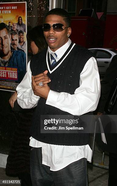 Nelly during The Longest Yard New York City Premiere - Outside Arrivals at Clearview Chelsea West Cinemas in New York City, New York, United States.