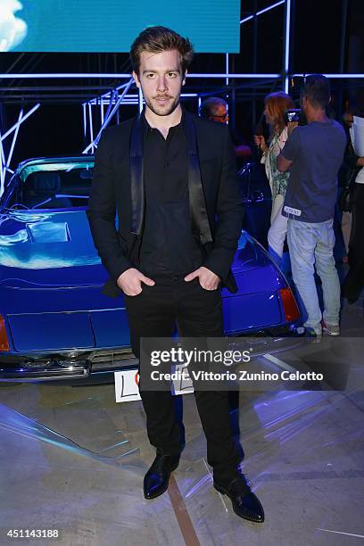 Edoardo Purgatori attends the Roberto Cavall show during the Milan Menswear Fashion Week Spring Summer 2015 on June 24, 2014 in Milan, Italy.