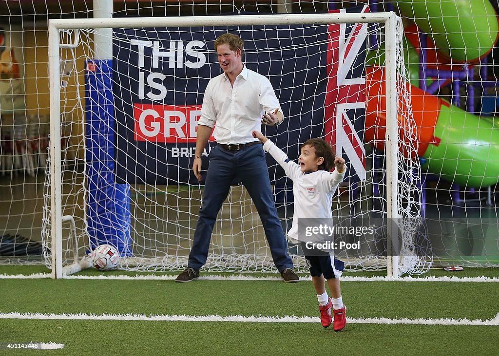 Prince Harry Visits Brazil - Day 2