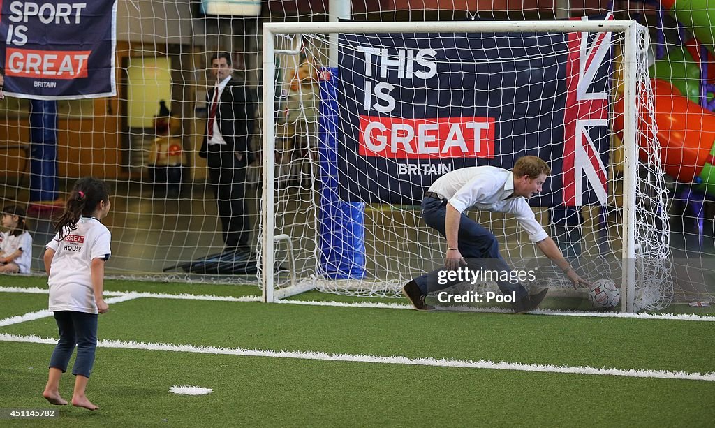 Prince Harry Visits Brazil - Day 2