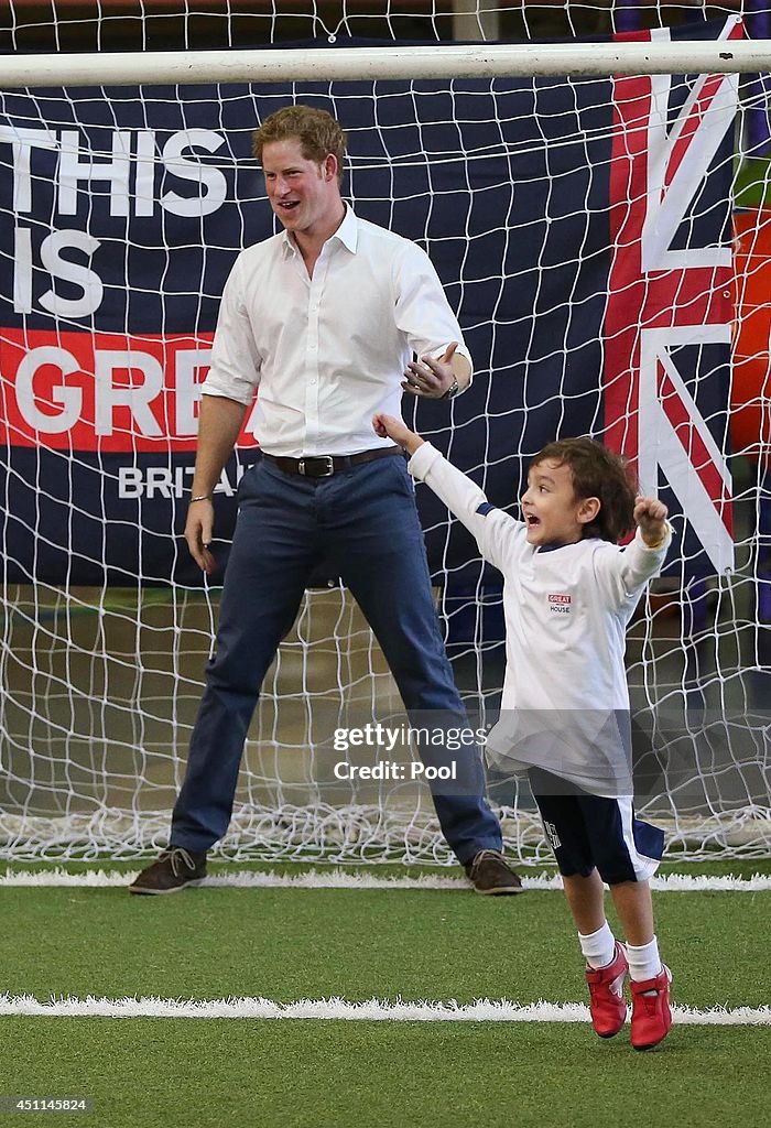 Prince Harry Visits Brazil - Day 2