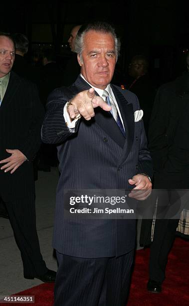 Tony Sirico during The Sopranos Sixth Season Premiere - Inside Arrivals at MoMA in New York City, New York, United States.