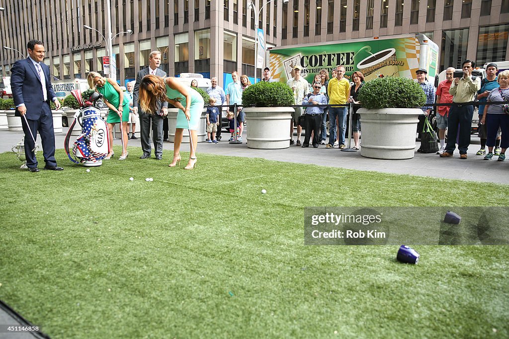 2014 U.S. Women's Open Golf Champion Michelle Wie Visits "FOX And Friends"