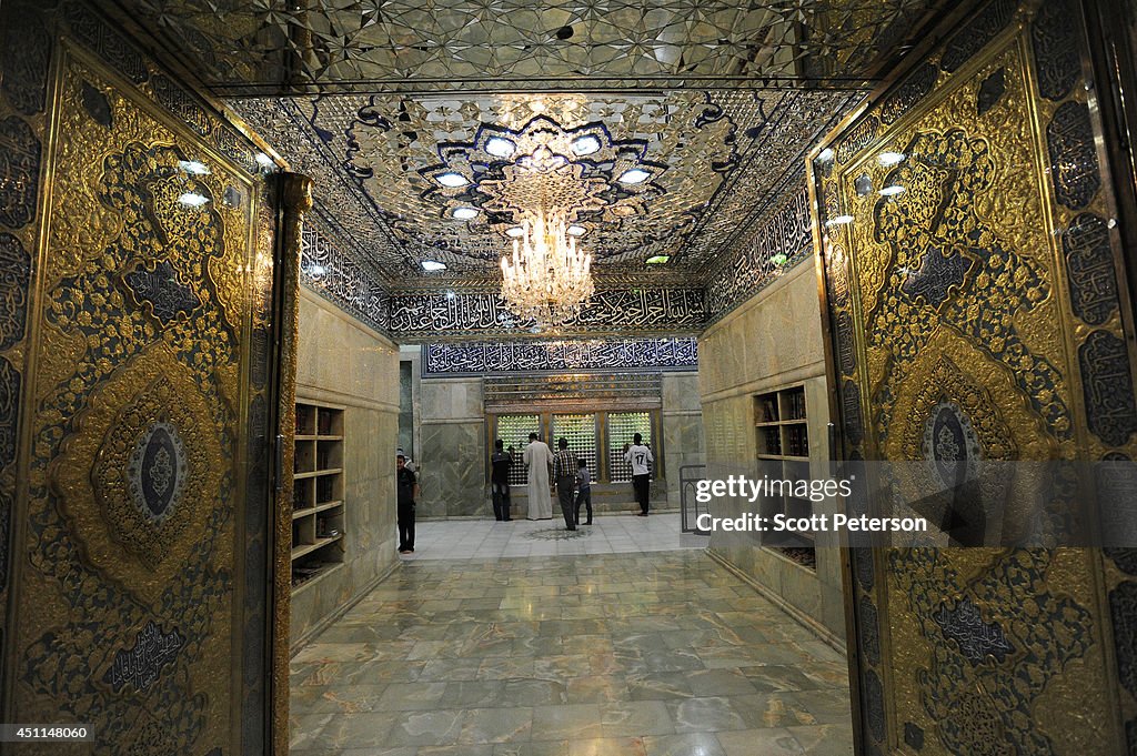 Shiite Pilgrims Visit Imam Hussein Shrine in Karbala, Iraq