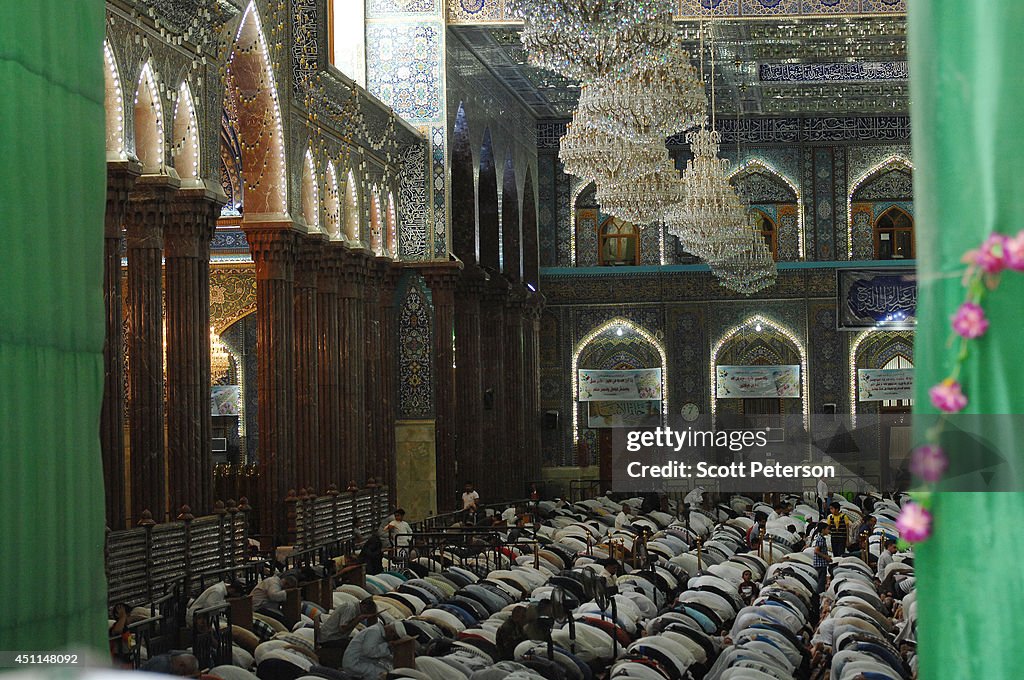 Shiite Pilgrims Visit Imam Hussein Shrine in Karbala, Iraq