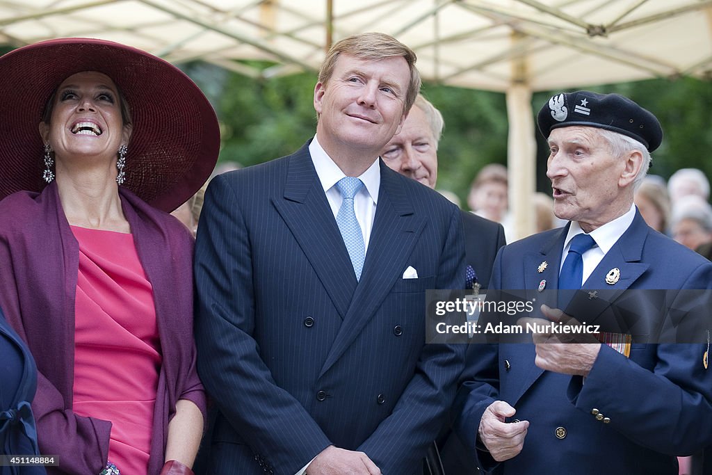 King Willem-Alexander And Queen Maxima Of The Netherlands Visit Warsaw