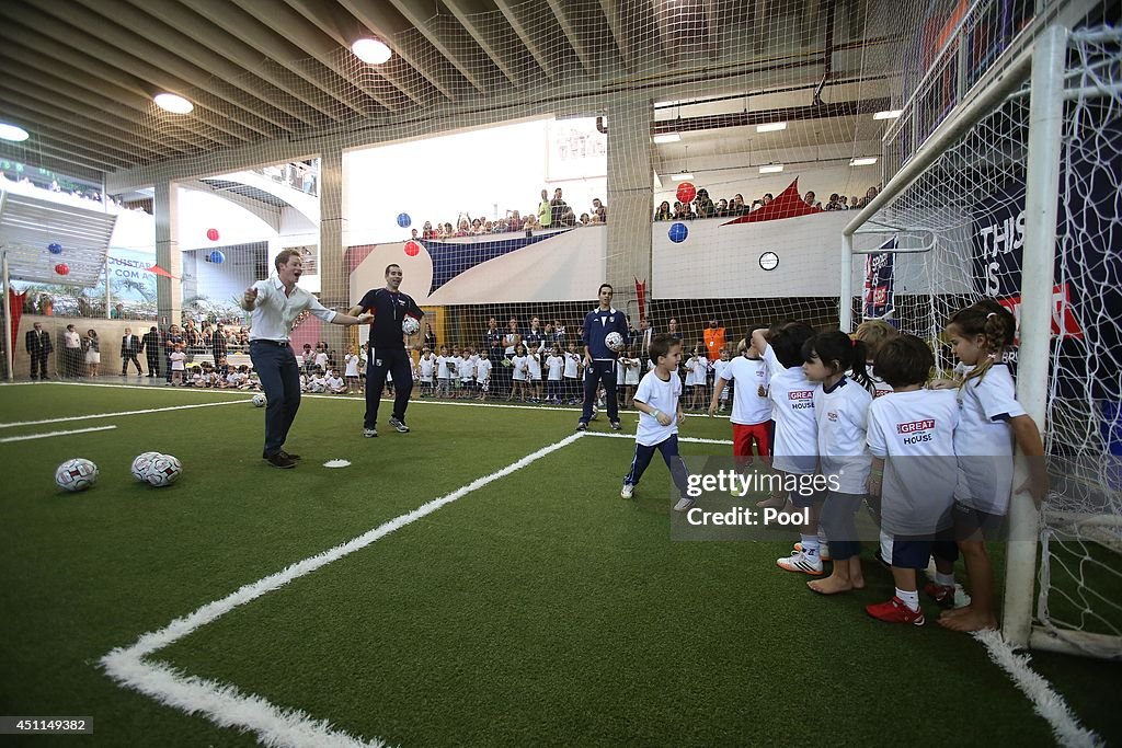 Prince Harry Visits Brazil - Day 2