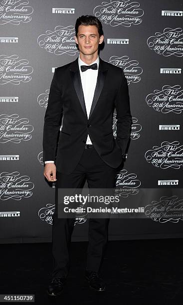 Garrett Neff attends the Pirelli Calendar 50th Anniversary Red Carpet on November 21, 2013 in Milan, Italy.