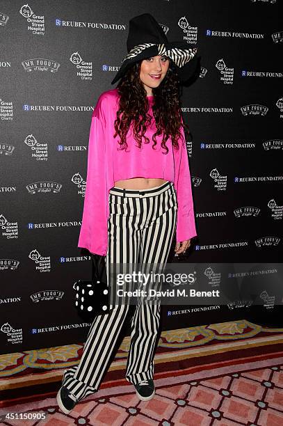 Eliza Doolittle attends the Reuben Foundation Dinner at Bridgewater House on November 21, 2013 in London, England.