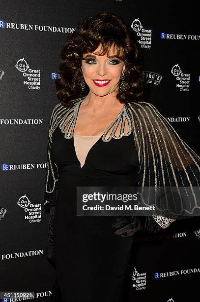 Joan Collins attends the Reuben Foundation Dinner at Bridgewater House on November 21, 2013 in London, England.