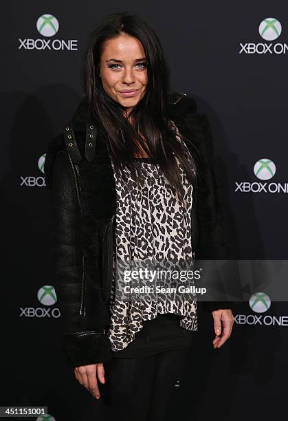 Maja Maneiro attends the Microsoft Xbox One launch party at the Microsoft Center on November 21, 2013 in Berlin, Germany. Microsoft is launching the...