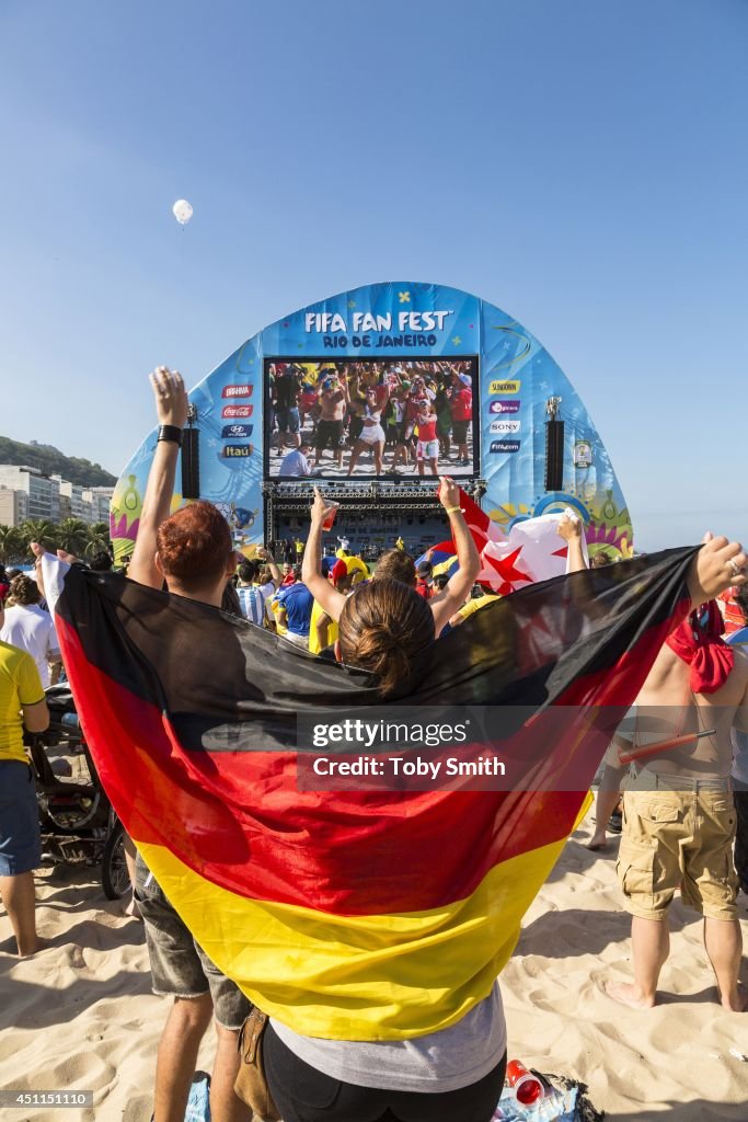 Global Broadcasters Capture Fans' Enjoyment Of The World Cup Experience In Rio