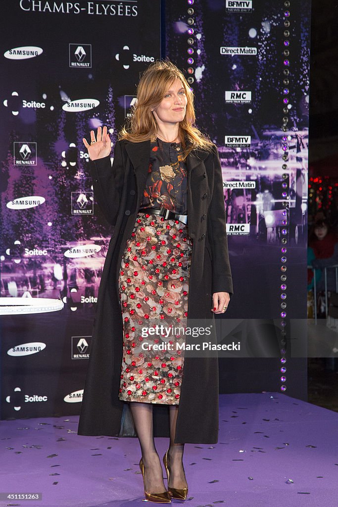 Actress And Model Laetitia Casta Launches The Champs-Elysees Christmas Illuminations In Paris