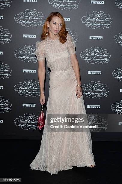 Yvonne Scio attends the Pirelli Calendar 50th Anniversary Red Carpet on November 21, 2013 in Milan, Italy.