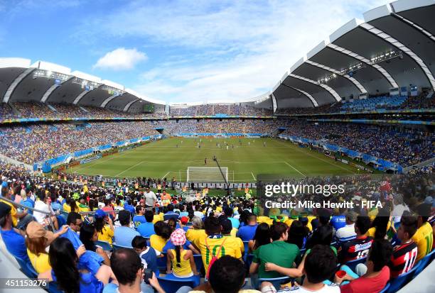 General view during the 2014 FIFA World Cup Brazil Group D match between Italy and Uruguay at Estadio das Dunas on June 24, 2014 in Natal, Brazil.