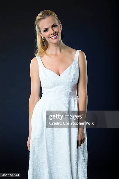 Model and actress Brooklyn Decker is photographed at the CMT Music Awards - Wonderwall portrait studio on June 4, 2014 in Nashville, Tennessee.