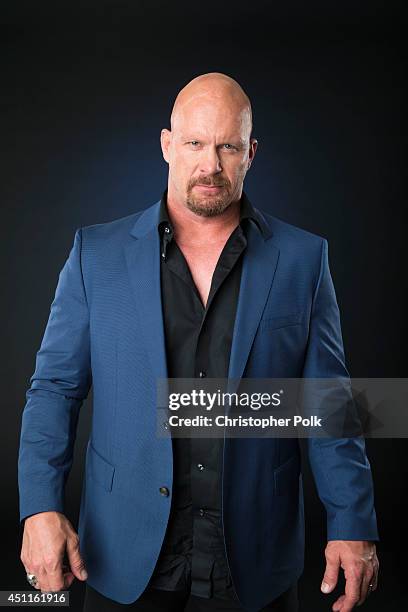 Steve Austin is photographed at the CMT Music Awards - Wonderwall portrait studio on June 4, 2014 in Nashville, Tennessee.