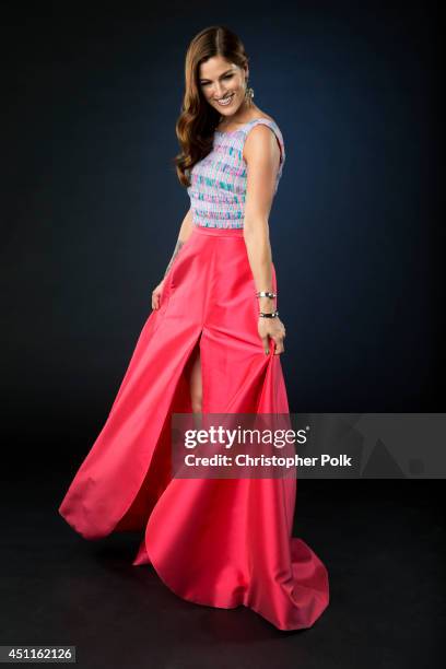 Country singer Cassadee Pope is photographed at the CMT Music Awards - Wonderwall portrait studio on June 4, 2014 in Nashville, Tennessee.