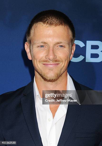 Actor Charlie Bewley attends the Premiere Of CBS Films' 'Extant' at California Science Center on June 16, 2014 in Los Angeles, California.