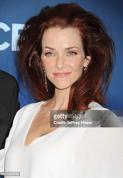 Actress Annie Wersching attends the Premiere Of CBS Films' 'Extant' at California Science Center on June 16, 2014 in Los Angeles, California.