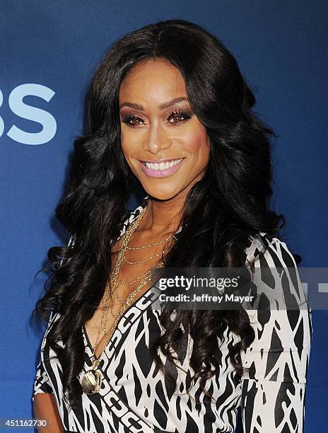 Actress Tami Roman attends the Premiere Of CBS Films' 'Extant' at California Science Center on June 16, 2014 in Los Angeles, California.