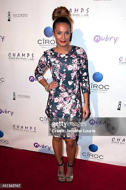 Zena Foster arrives to the 'Bags To Benefit' Charity Evening For CHAMPS High School Of The Arts at Tru Hollywood on November 19, 2013 in Hollywood,...