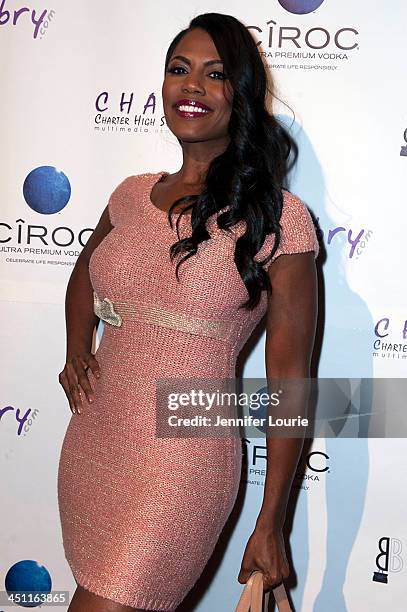 Omarosa Manigault arrives to the 'Bags To Benefit' Charity Evening For CHAMPS High School Of The Arts at Tru Hollywood on November 19, 2013 in...