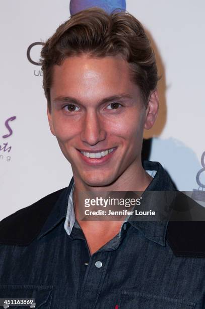Benjamin Stone arrives to the 'Bags To Benefit' Charity Evening For CHAMPS High School Of The Arts at Tru Hollywood on November 19, 2013 in...