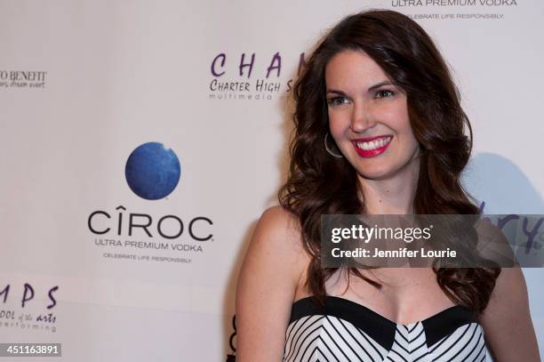 Breann Johnson arrives to the 'Bags To Benefit' Charity Evening For CHAMPS High School Of The Arts at Tru Hollywood on November 19, 2013 in...