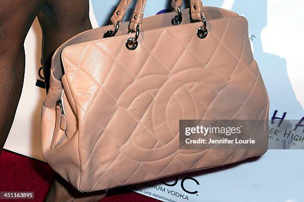 Omarosa Manigault arrives to the 'Bags To Benefit' Charity Evening For CHAMPS High School Of The Arts at Tru Hollywood on November 19, 2013 in...