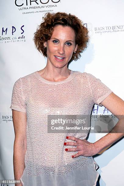 Judith Hoag arrives to the 'Bags To Benefit' Charity Evening For CHAMPS High School Of The Arts at Tru Hollywood on November 19, 2013 in Hollywood,...