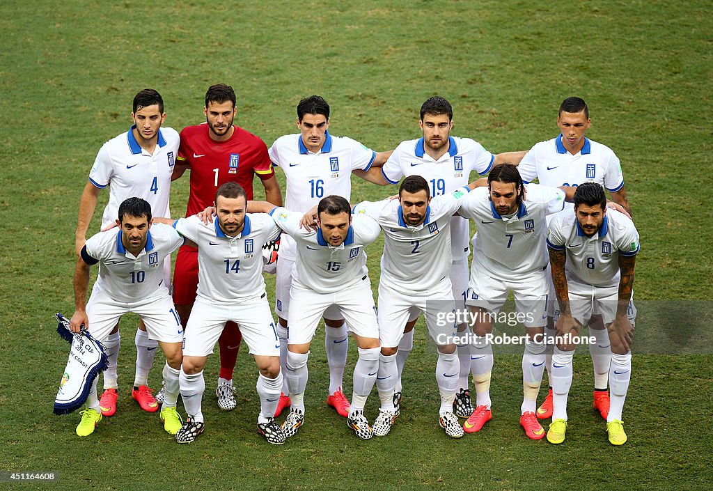 Greece v Cote D'Ivoire: Group C - 2014 FIFA World Cup Brazil