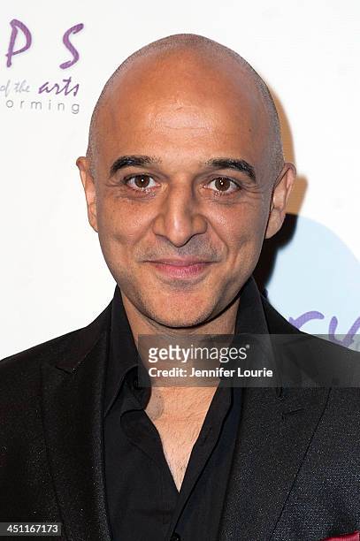 Omar Akram arrives to the 'Bags To Benefit' Charity Evening For CHAMPS High School Of The Arts at Tru Hollywood on November 19, 2013 in Hollywood,...