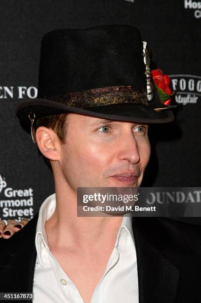 James Blunt attends the Reuben Foundation Dinner at Bridgewater House on November 21, 2013 in London, England.