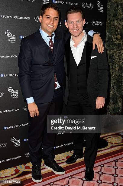 Jamie Reuben and Nick Candy attends the Reuben Foundation Dinner at Bridgewater House on November 21, 2013 in London, England.