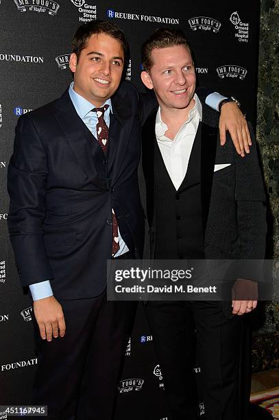 Jamie Reuben and Nick Candy attends the Reuben Foundation Dinner at Bridgewater House on November 21, 2013 in London, England.