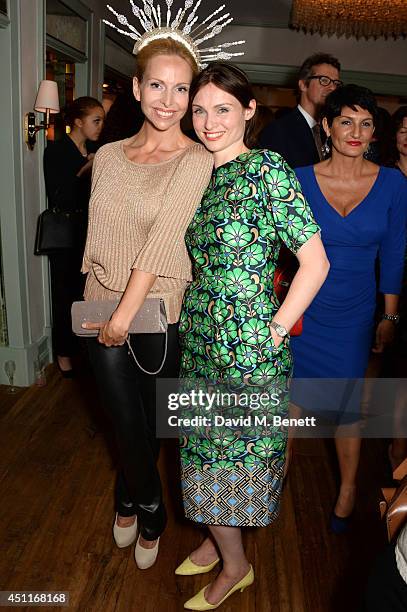 Singer Sophie Ellis-Bextor and Anneka Svenska attend the Daphnes restaurant 50th Anniversary Party at Daphne's on June 24, 2014 in London, England.