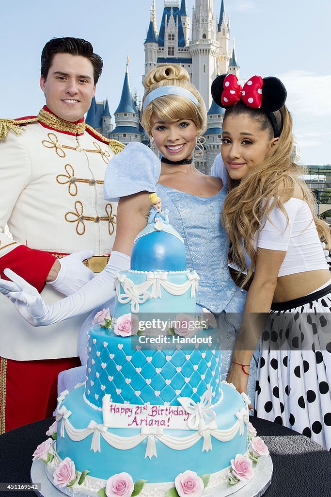 Singer Ariana Grande Celebrates 21st Birthday At Walt Disney World