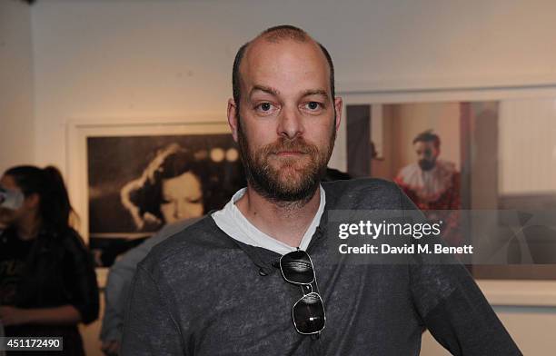 Rich Hardcastle attends a private view of "Illuminating The Future: In Aid Of The Old Vic", a Christie's online auction benefiting The Old Vic...